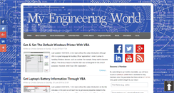 Desktop Screenshot of myengineeringworld.net